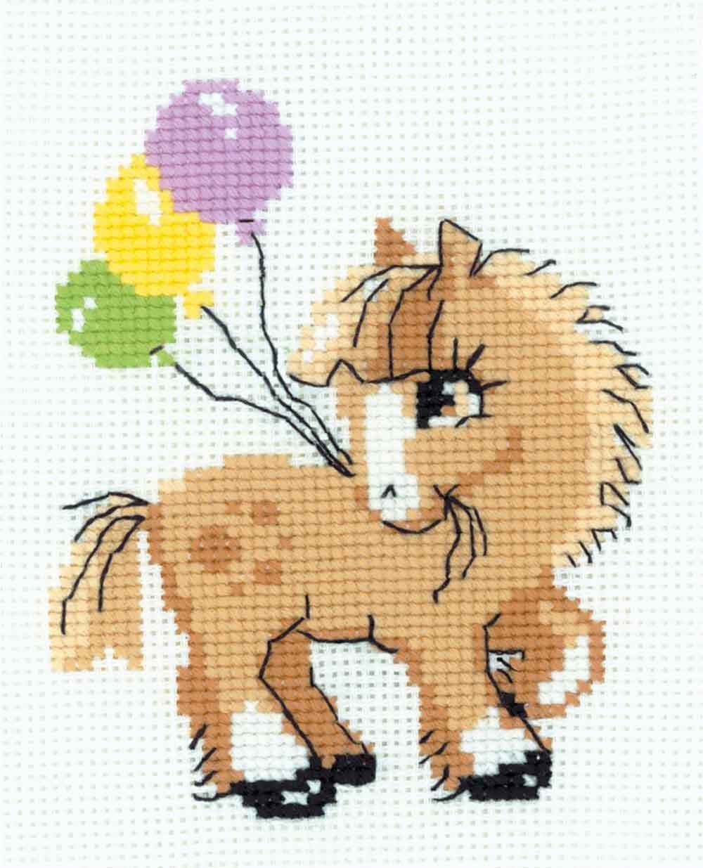 RIOLIS Cross Stitch Kit - HB-093 - Happy Bee Pony Crony