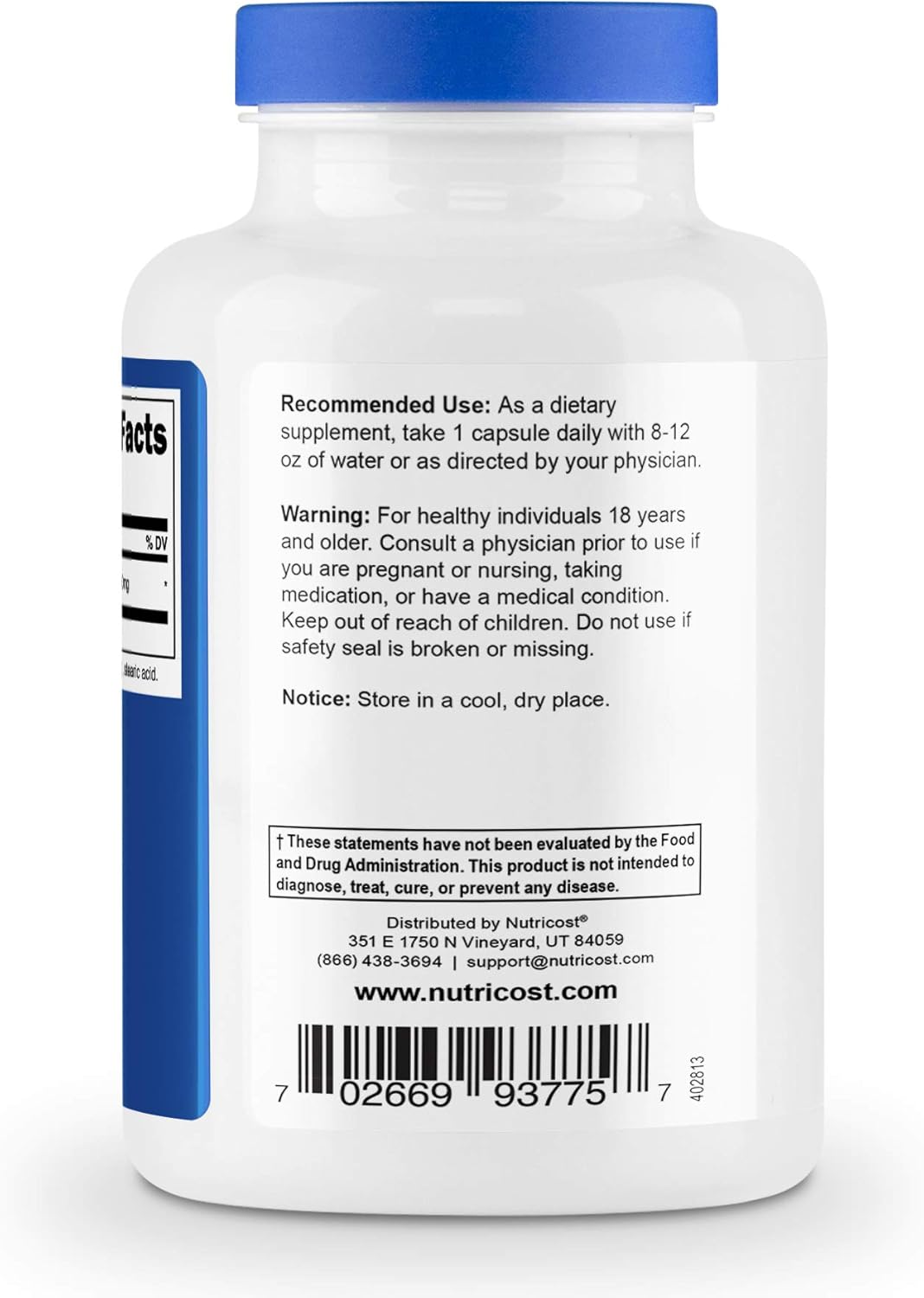 Nutricost N-Acetyl L-Tyrosine (NALT) 350mg, 120 Capsules - Gluten Free, Non-GMO: Health & Personal Care