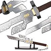 LuGlory Handcrafted Real Steel Sword - Authentic Anime Cosplay Weapon Fans