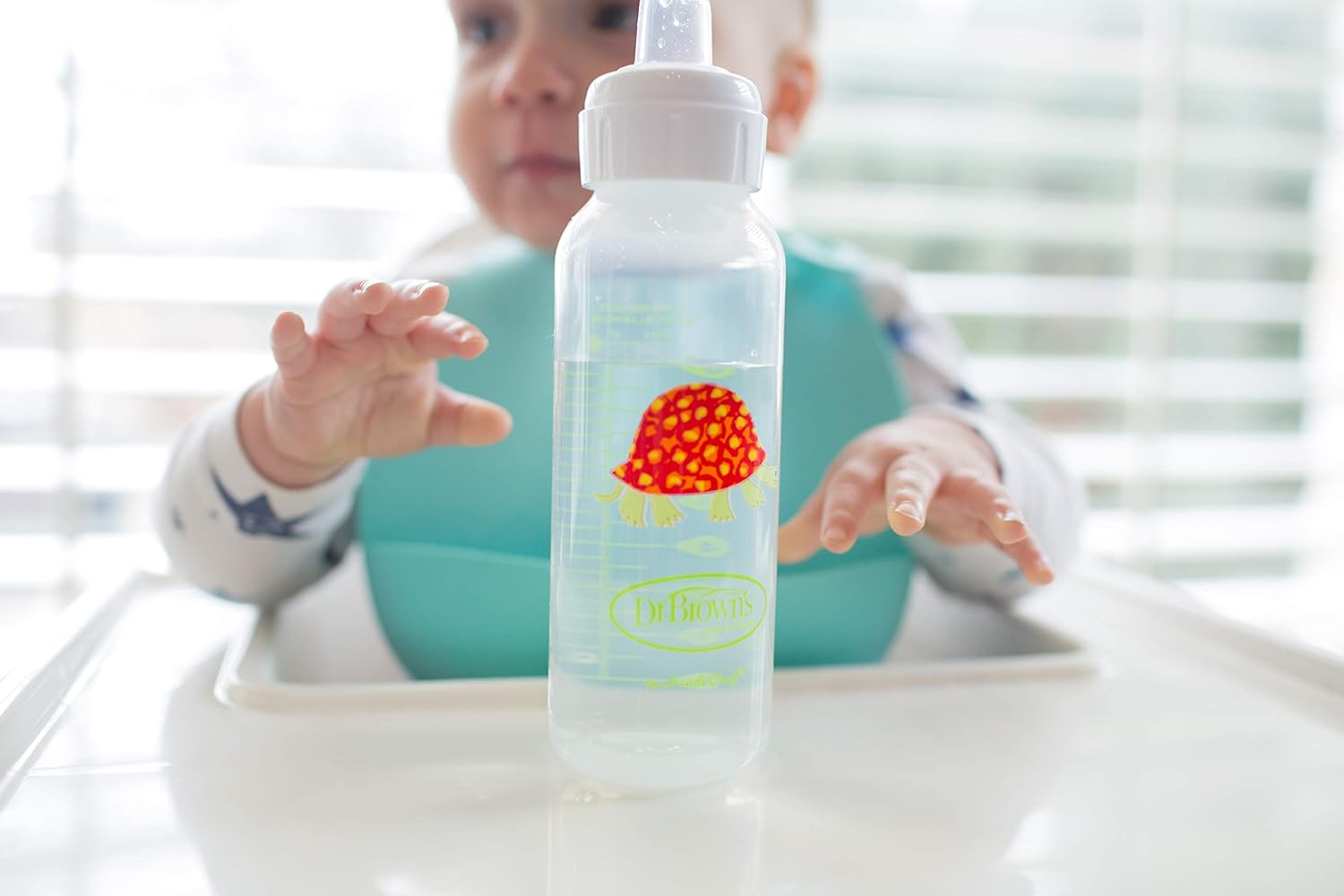 Dr. Brown's Options+ Sippy Spout Baby Bottles, Fox & Lion, 8 Ounce, 2 Count : Baby