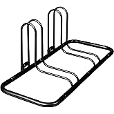 Retrospec Stash Rack 2, 4 & 5 Bike Floor Stand Bicycle Storage Organizer for Mountain Bike, Road Bike, Weather Resistant Fine Powder Steel Coating Fits Wheels up to 3" | for Mountain Bike, Road Bike, Weather Resistant, Fits Wheels up to 3"