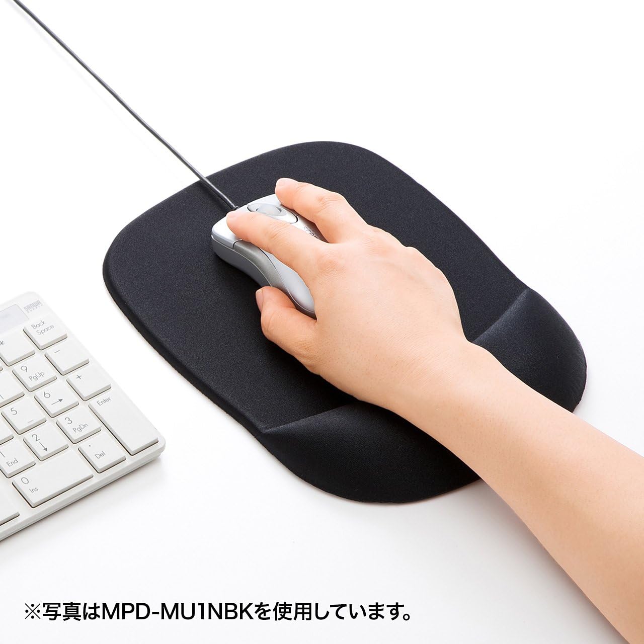 Amazon Co Jp サンワサプライ 低反発リストレスト付きマウスパッド ワインレッド Mpd Mu1nwr 家電 カメラ