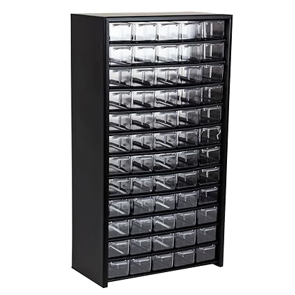 60 Transparent Drawer Metal Modular Storage Cabinet Amazon Co Uk