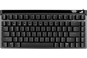 ASUS ROG Falchion Ace 75 HE Wired Analog/Hall Effect Gaming Keyboard – 75% TKL, USB, Hot Swappable HFX V2 Magnetic Switch, Ra