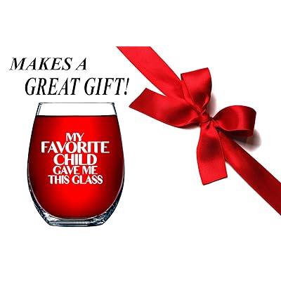 Buy My Favorite Child Gave Me This Usa Made 15oz Funny Wine Glass For Mom Dad Mothers Day Fathers Day Useful Cute Novelty Christmas Present Birthday Gift Gifts For Buy My Favorite Child Gave Me This Usa Made 15oz Funny Wine Glass For Mom Dad Mothers Day Fathers Day Useful Cute Novelty Christmas Present Birthday Gift Gifts For