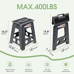 ACKO Folding Step Stool Foldable 16 Inch Stools for