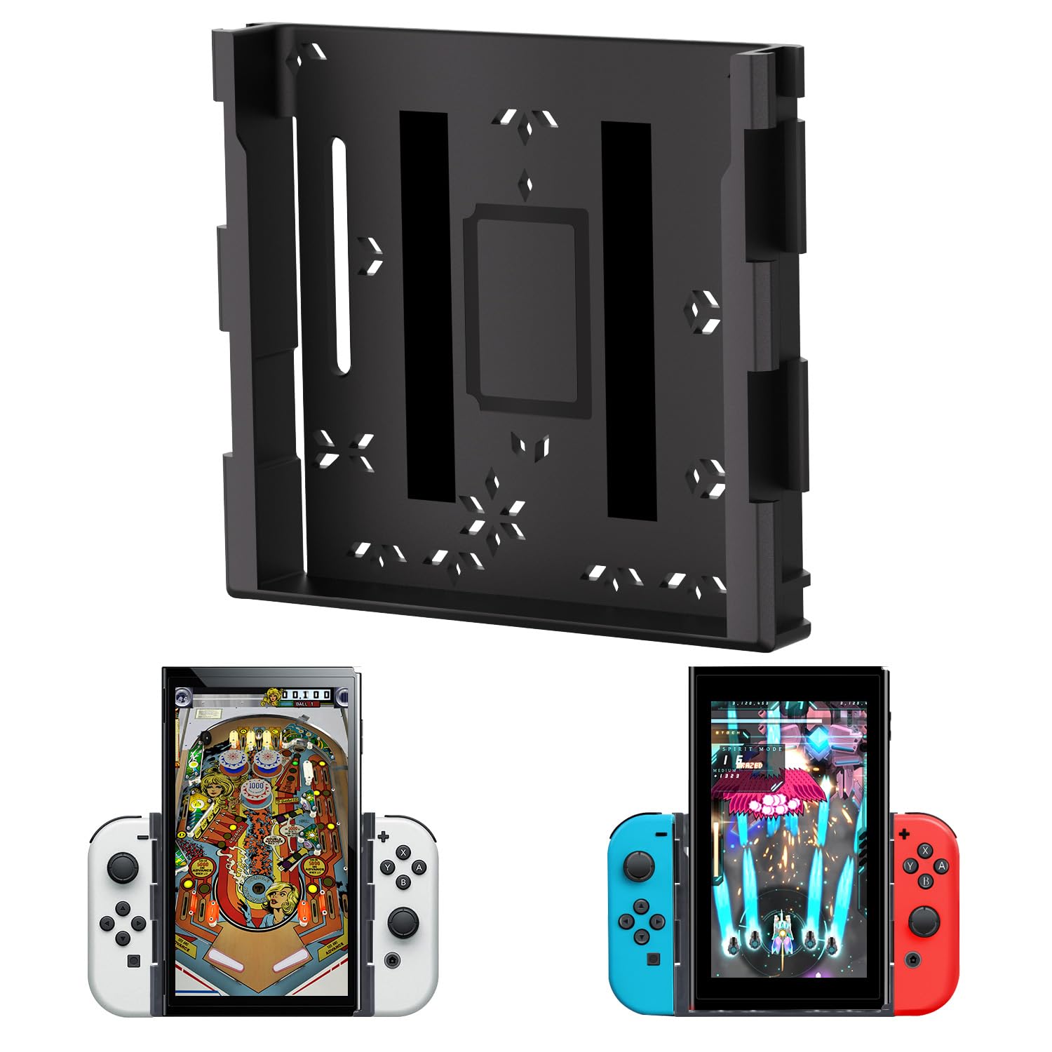 Iesooy Switch Flip Grip for Nintendo Switch/Switch OLED - Switch Portrait Mode Flip Grip Handheld - Vertical Mode Compatible with Joy-Con