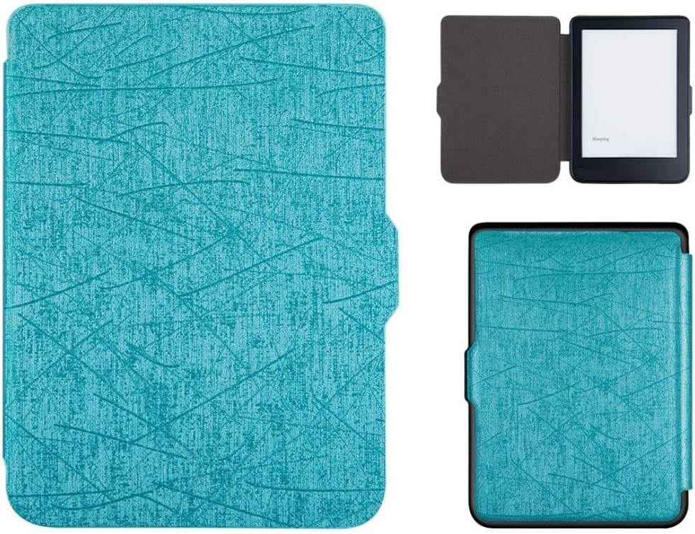 For KOBO CLARA HD 6inch Case Cover, Tablets E-books Texture Case Tablet Case Kindle Folding Folio Case for KOBO CLARA HD 6inch (blue)