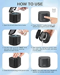 BCOM Jewelry Cleaner, 46kHz Professional Portable