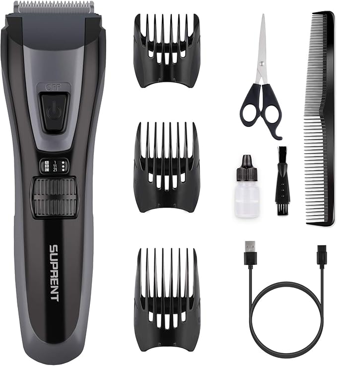 Beard Trimmer Men SUPRENT Adjustable Beard Trimmer/Hair Trimmer with 57