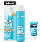 Neutrogena Hydro Boost Hyaluronic Acid Hydrating Face Moisturizer With SPF 50, Fragrance Free Facial Moisturizer, 1.7 fl. oz, & Trial Size Hydro Boost Facial Cleanser, 0.5 fl. oz