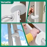 moonybaby Door Finger Guards 6 Pack Extra Thick 2 cm White Pinch Guard view 4