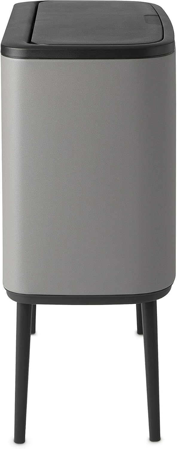 Brabantia Bo Touch Bin - 36L Inner Bucket (Mineral Concrete Grey) Waste Kitchen Bin - Soft-touch, 1 inner bucket: 1 x 36 L - Image 3