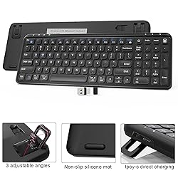 YORUNOHOSHI Compact Wireless Bluetooth Keyboard