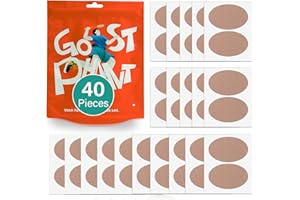 GOSTPHANT Moleskin for Blisters Feet, Adhesive Moleskin Pads, Moleskin Padding for Shoes, Toes, Heel | Blister Prevention and Reduce Friction - 20 Sheets (40 Pieces Total)