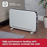 BLACK+DECKER 2.2KW Portable Convector Heater BXCV41001GB White view 2