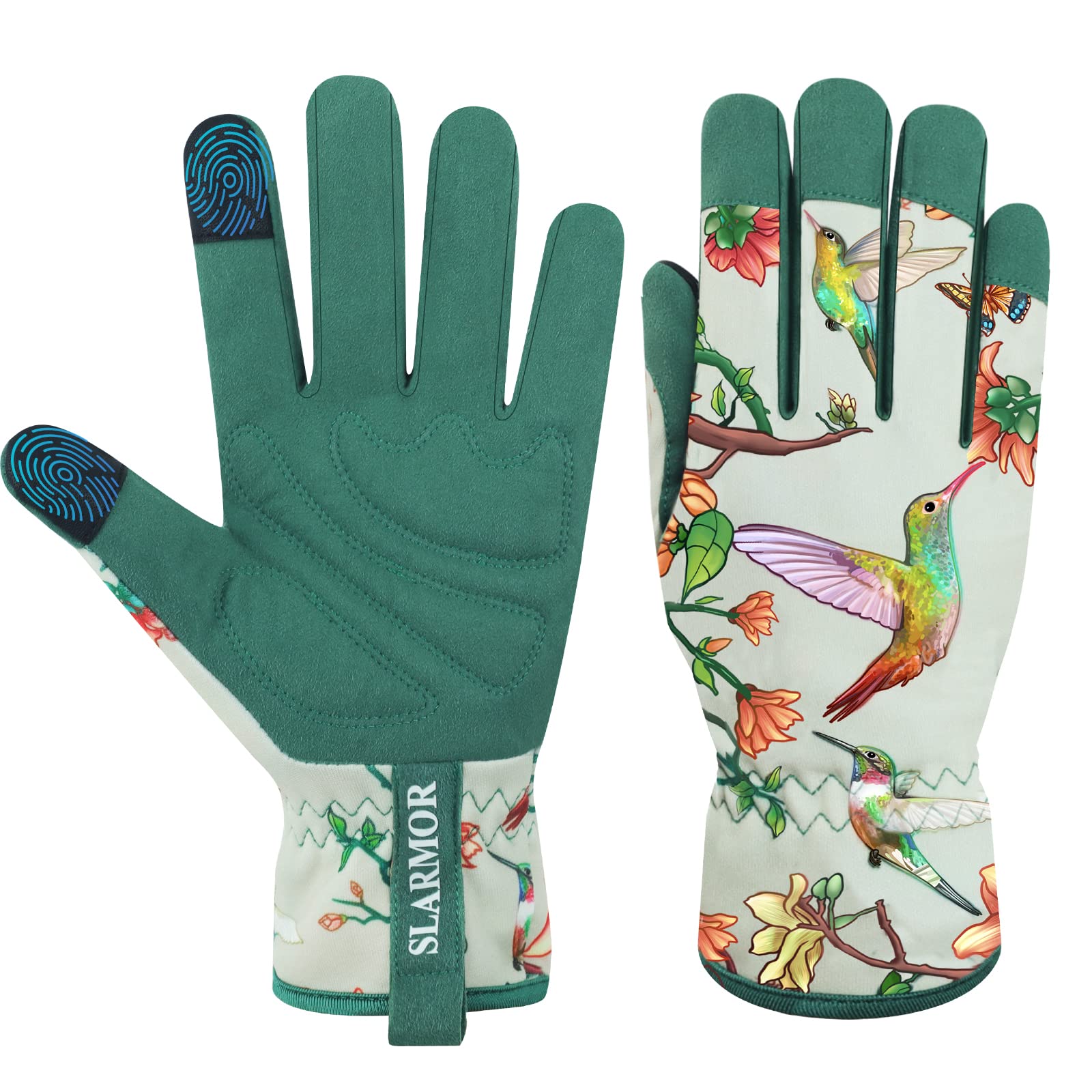 SLARMOR Women's-Gardening-Gloves Thoughtful Gardening-Gifts-for-Women, Microfiber Material With Touchscreen Function, Ideal For Garden Work, Cleaning, Camping & Landscaping