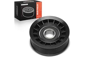 A-Premium Belt Idler Pulley Compatible with Chevrolet & Ford & GMC & Cadillac & Honda & Scion & Subaru & Suzuki & BMW & Toyot