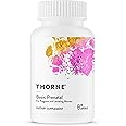 Thorne Basic Prenatal - Folate Multi for Pregnant and Nursing Women Includes 18 Vitamins and Minerals - 90 Capsules - 30 Serv