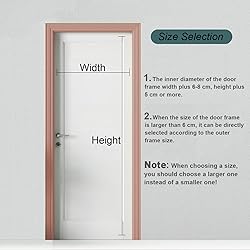 GOUER Magnetic Screen Door, 130x230cm High Density