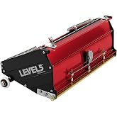12-Inch MEGA Flat Box - LEVEL5 | Pro-Grade | High Capacity + Quick Clean | Drywall Sheetrock Gyprock Wallboard Finishing | 4-769