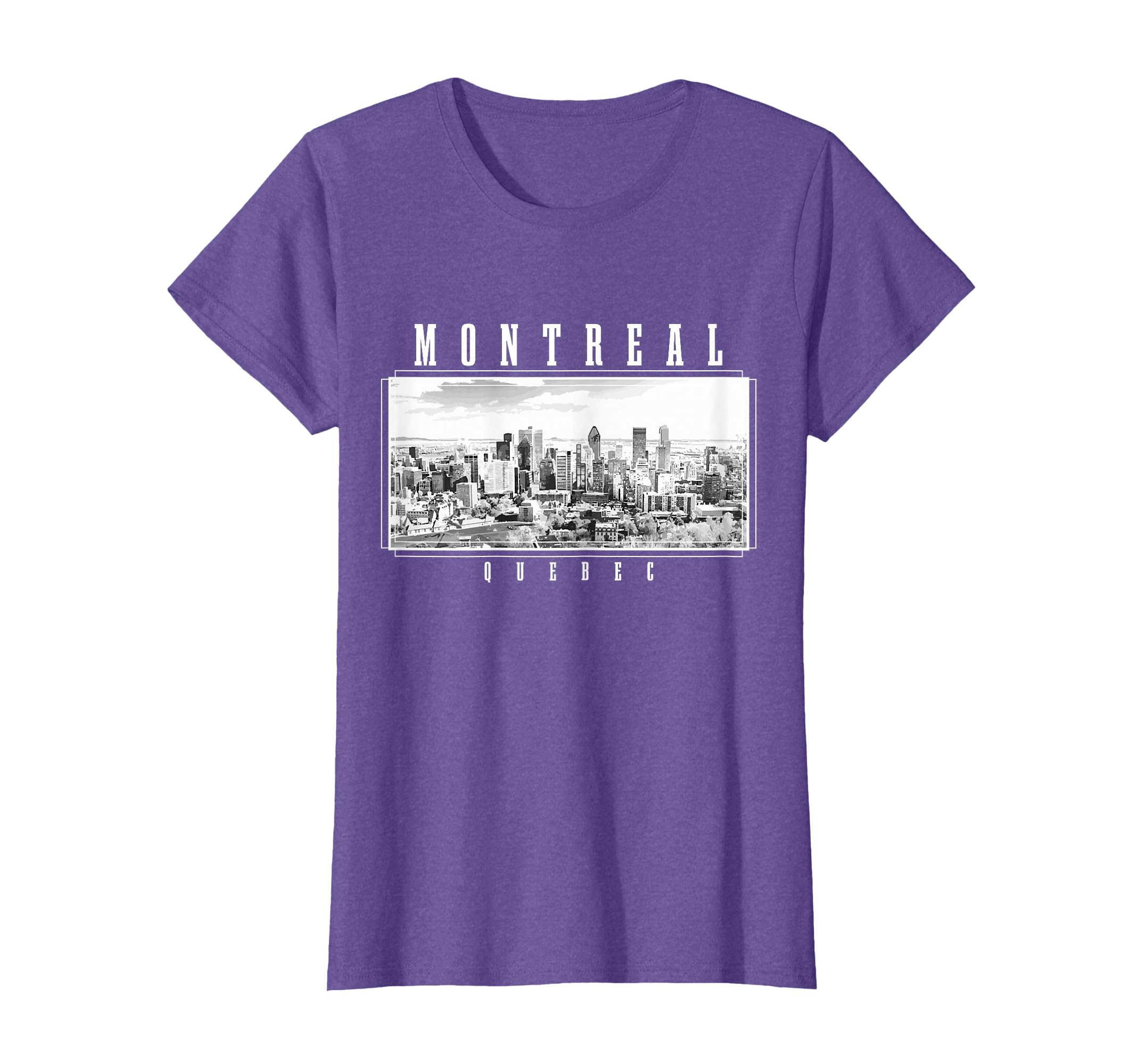 Montreal Quebec Canada Vintage Canadian Skyline Montreal T-Shirt