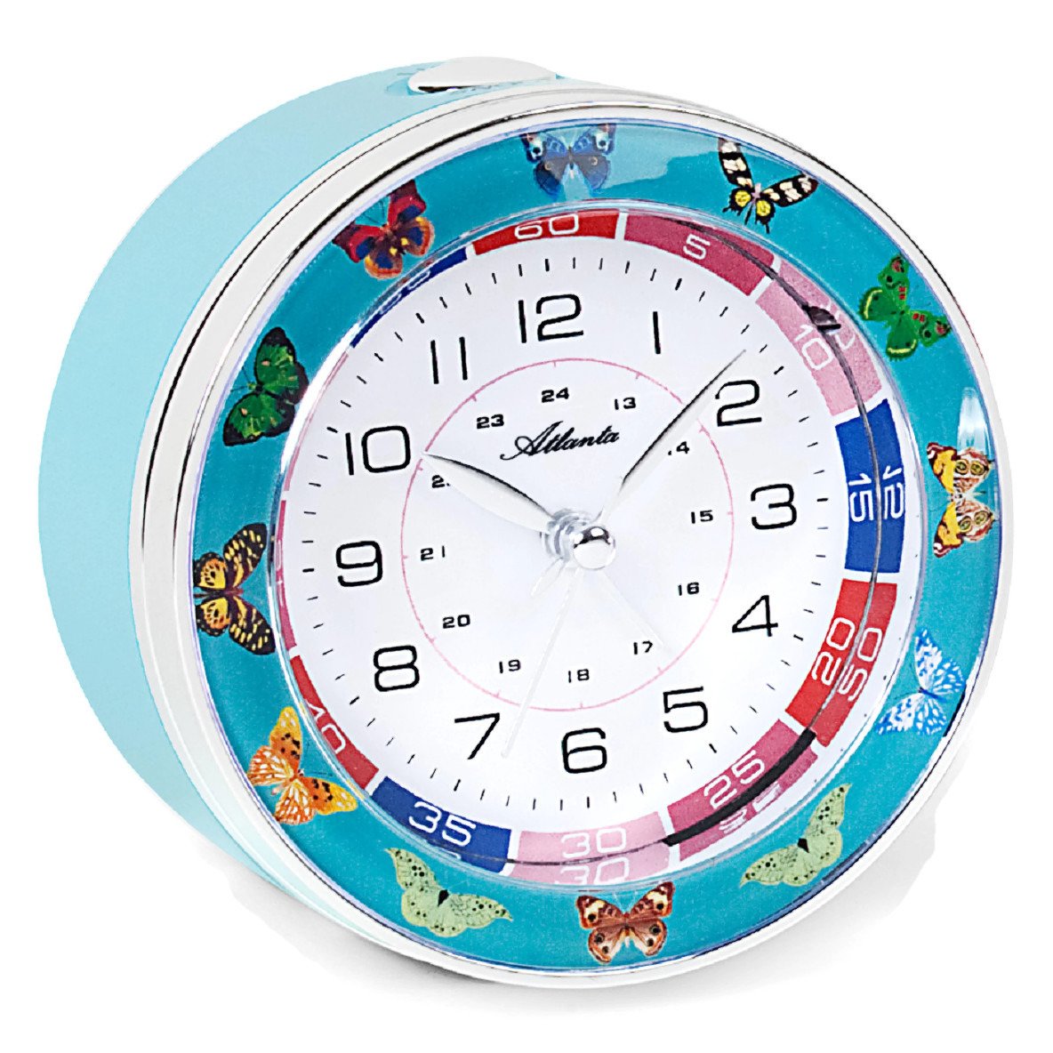 Atlanta Children's Alarm Clock for Boys without Ticking Blue Learning Alarm Clock – 1982-5