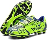 Hanani Boys Girls Football Boots FG/AG Soccer Shoes Green