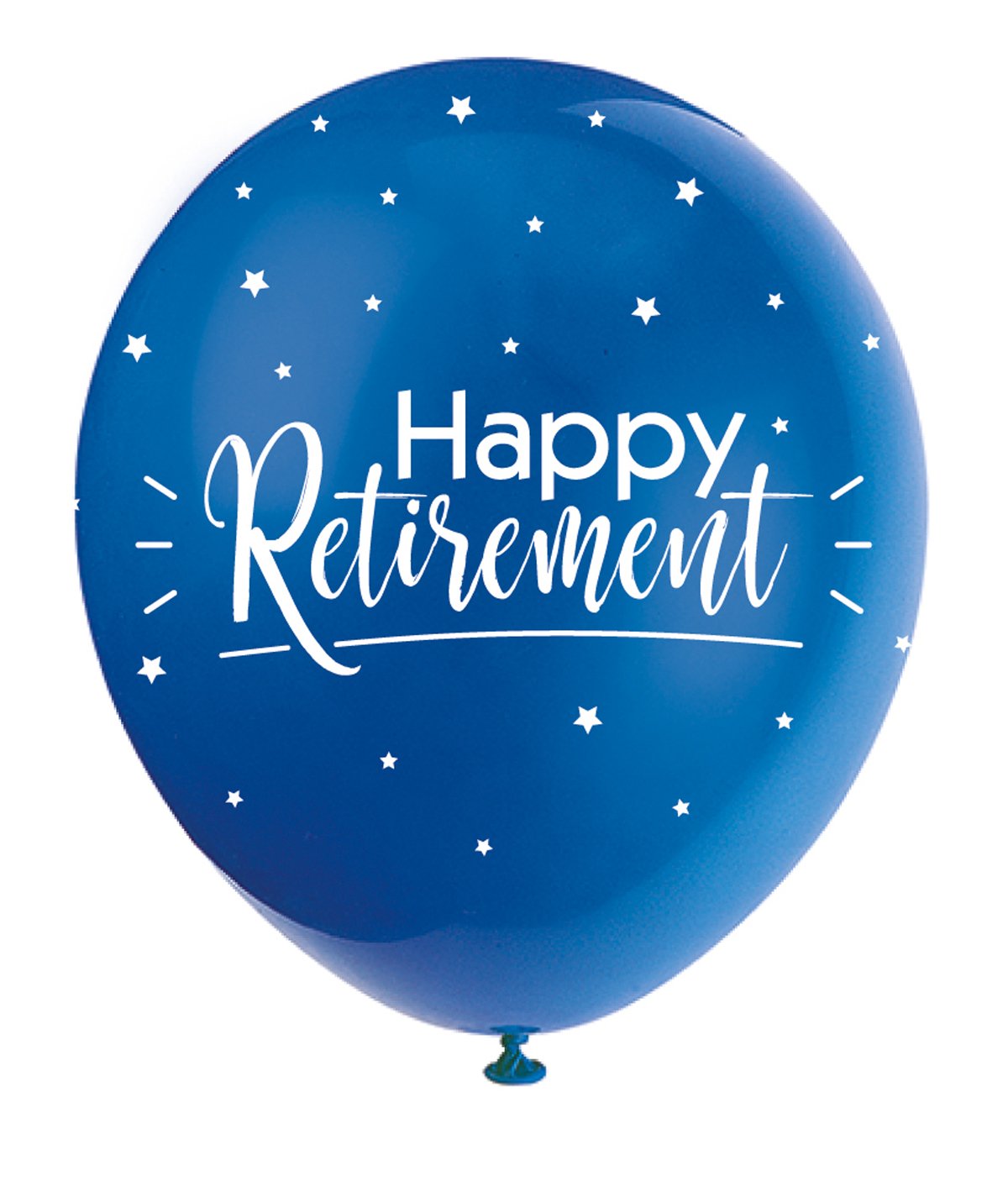 Assorted Color Happy Retirement Latex Balloons (30cm) Pack of 5 - Perfect for Farewell Parties & Retirement Events