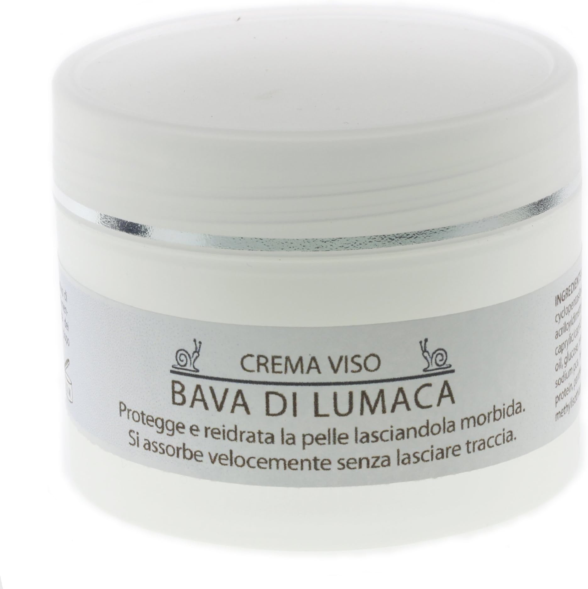 Professional Snail Extract Cream Woman Tonic Action, Nourishing Action, Restoring Action, Exfoliating Action, Antioxidant Action, 50 ml Made in Italy