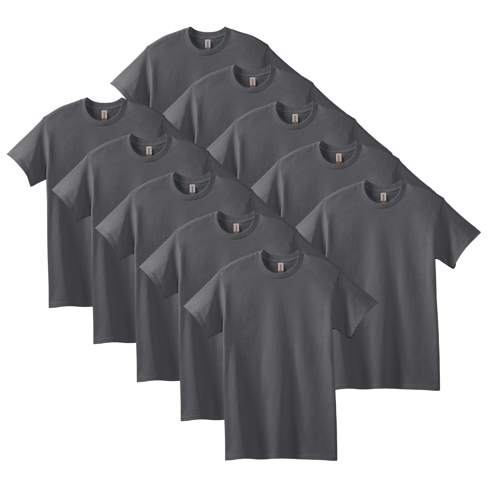 thumbnail image 2 of Gildan Heavy Cotton T-Shirt, Sand, Ediu: Aazon.es 2 of 12