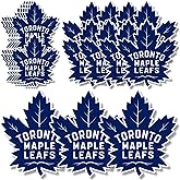21 Pcs Maple Leafs Stickers for Adults Teens Children, Hockey Team Theme Vinyl Waterproof Decals for Laptop, Water Bottles, P