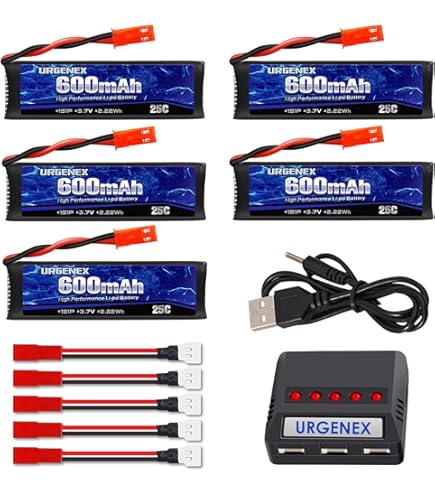 hubsan lipo 1s 3.7v 520mah battery c rating Amazon.com: HUBSAN H107C+02 LiPo 1S 3.7V 520mAh Battery : Toys & Games