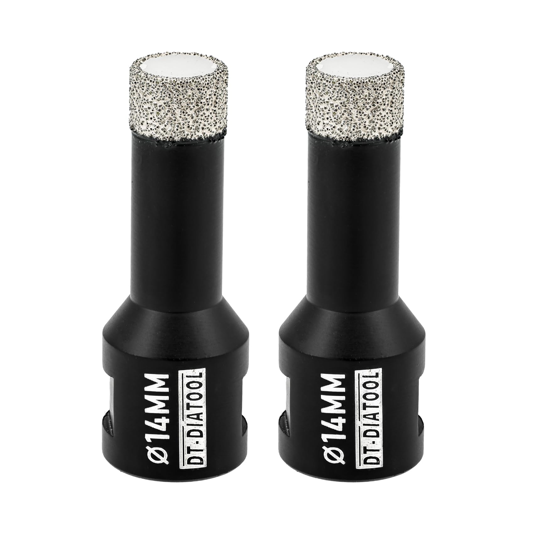DT-DIATOOL Diamond Drill Bit 2PCS 14mm Hole Saw for Dry Drilling Tile Porcelain Marble Ceramic Granite โ image 1