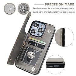 ONETOP Compatible with iPhone 14 Pro Wallet Case