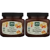 365 by Whole Foods Market Organic Raw Wildflower Honey, 16 OZ (Pack of 2)