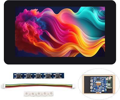 Waveshare 7 inch Touchscreen Kit Raspberry Pi Zero 1024x600 5-point Capacitive