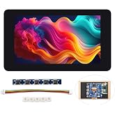 waveshare 7&Prime; Touch Display Kit Compatible with Raspberry Pi Zero, with IPS Display Expansion Board, 1024&times;600, 5-Point Capacitive Touch