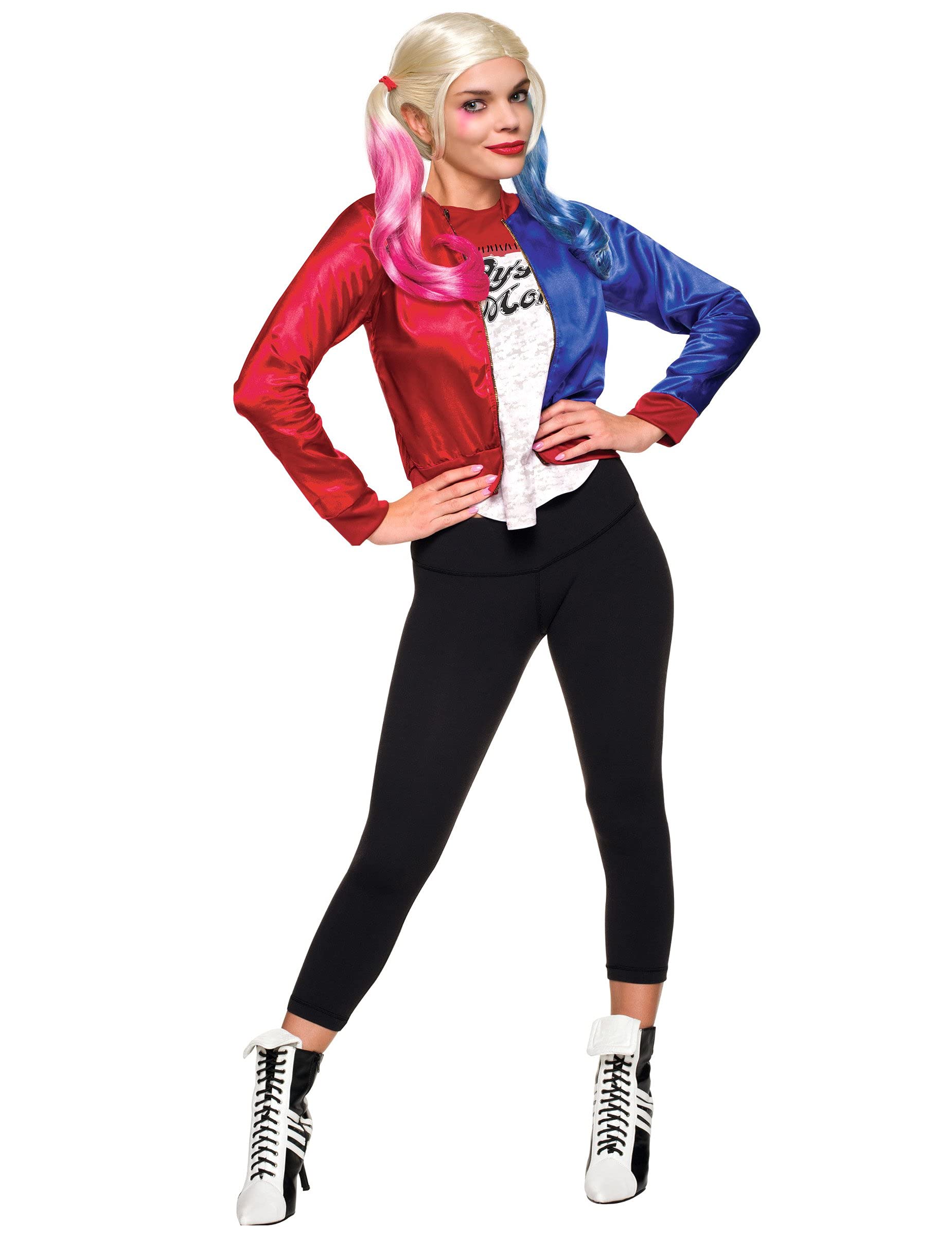 Generique - Harley Quinn jacket with t-shirt women Medium (UK 12)