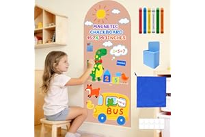 Arch Magnetic Wall Decal for Kids Magnet Chalkboard Stickers for Plaryoom Home Indoor Decoration Self Adhesive Magnetic Decal