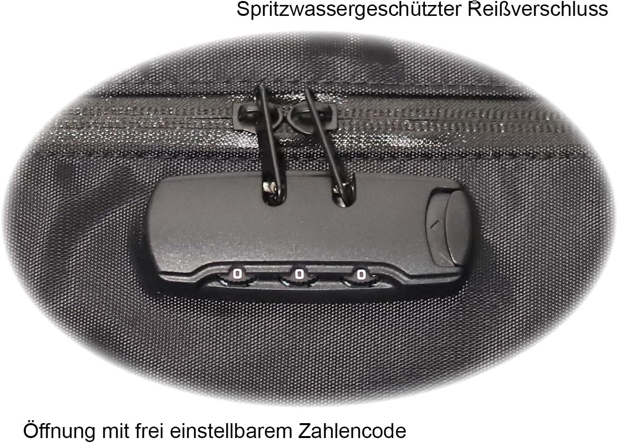 Borsa portadocumenti con chiusura a codice numerico e cerniera fino a A4  Cartelle portadocumenti da viaggio Accessori da scrivania e archiviazione  outlookplanningdevelopment.com.au