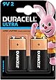 Duracell Ultra Alkaline 9V Batteries (Pack of 2)