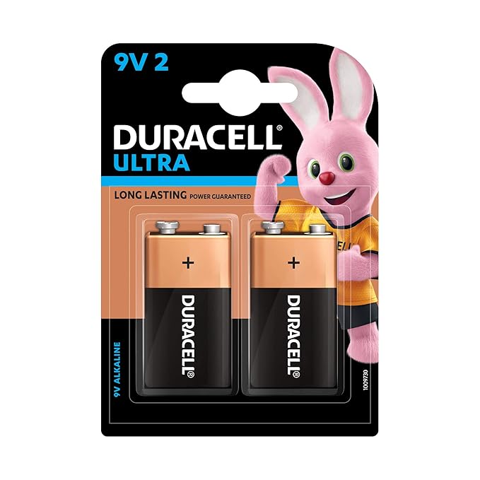Duracell Ultra Alkaline 9V Batteries (Pack of 2) Amazon.in Electronics