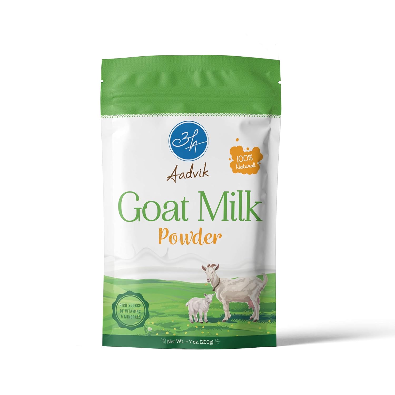 Aadvik Goat Milk Powder Freeze Dried Pure And Natural 200 Gms Amazon In Grocery Gourmet Foods