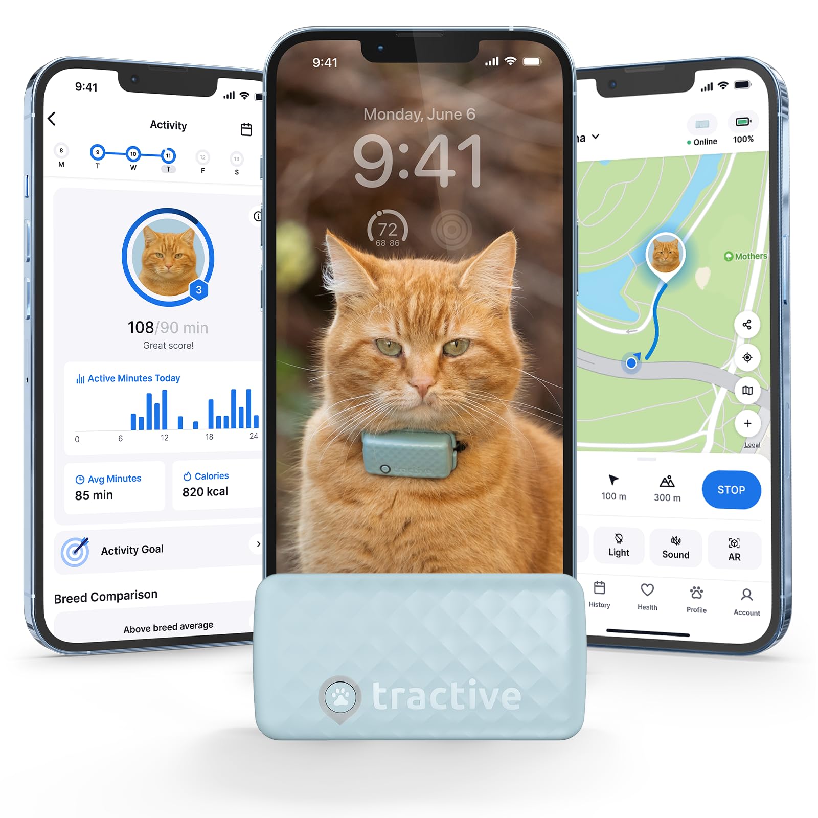 Tractive Smart Cat GPS Tracker | Real-Time Location