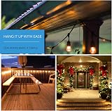 AFFAVON 50 Pack Clear Outdoor String Light Clips with Adhesive view 2