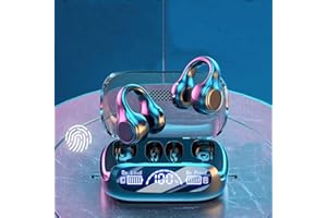 GENERIC Bones Conduction Earbuds, Lightening Deals Wireless Ear Clip Skeleton Conduction Headphones, Bluetooth 5.3 Waterproofs Open Ear Headphones, Apply for Running, Sports, Cycling, Driving