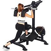 Powertec Fitness Levergym Calf Raise and Squat Machine, Black, 58&rdquo; x 55&rdquo; x 61.6&rdquo;, 500 lbs Max Capacity Weight Training Equipment for Leg Exercise - Premium Home Workout Equipment
