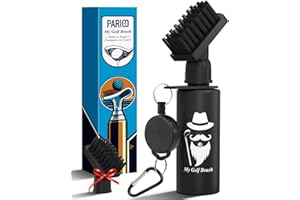 PARIGO Golf Club Cleaner Kit with Water - Brush, Groove Brush, Shoe Cleaner for Golf Bag Accessories
