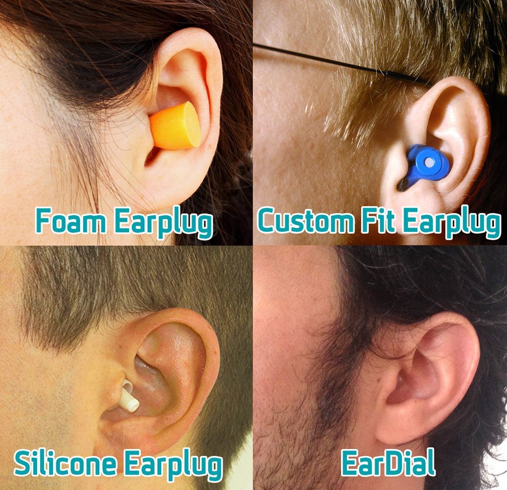 EarDial HiFi Earplugs Invisible Hearing Protection for Concerts